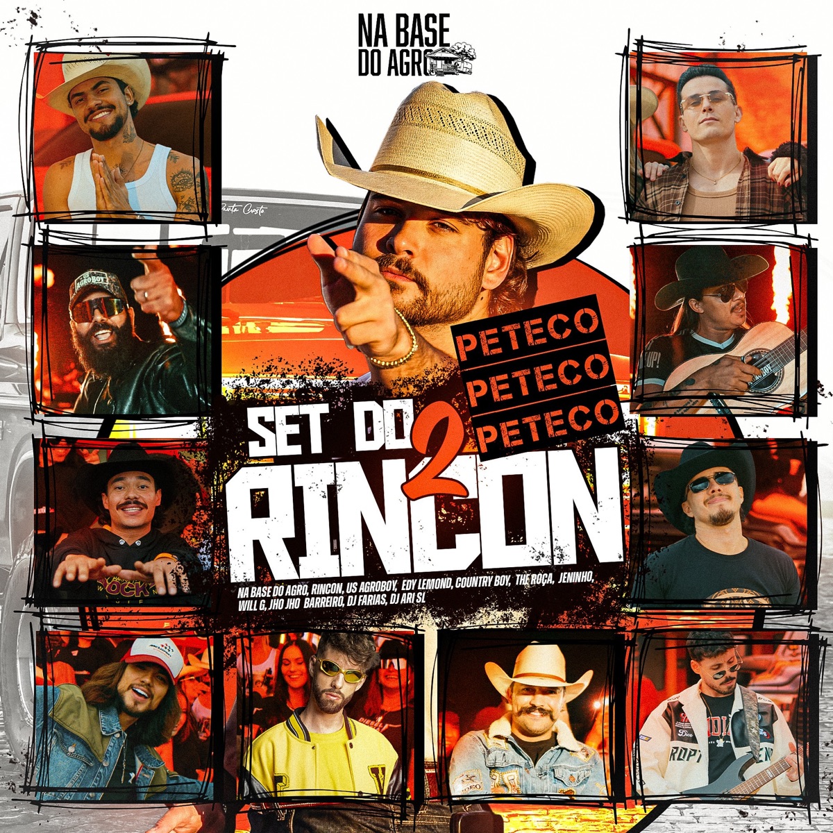 Set do Rincon 2 (Peteco Peteco Peteco) - Single by Jho Jho Barreiro, FARIAS, Na Base do Agro, Jeninho, DJ Ari SL, Rincon, US Agroboy, Edy Lemond, Country Boy, MC Will.G & The Roça album cover