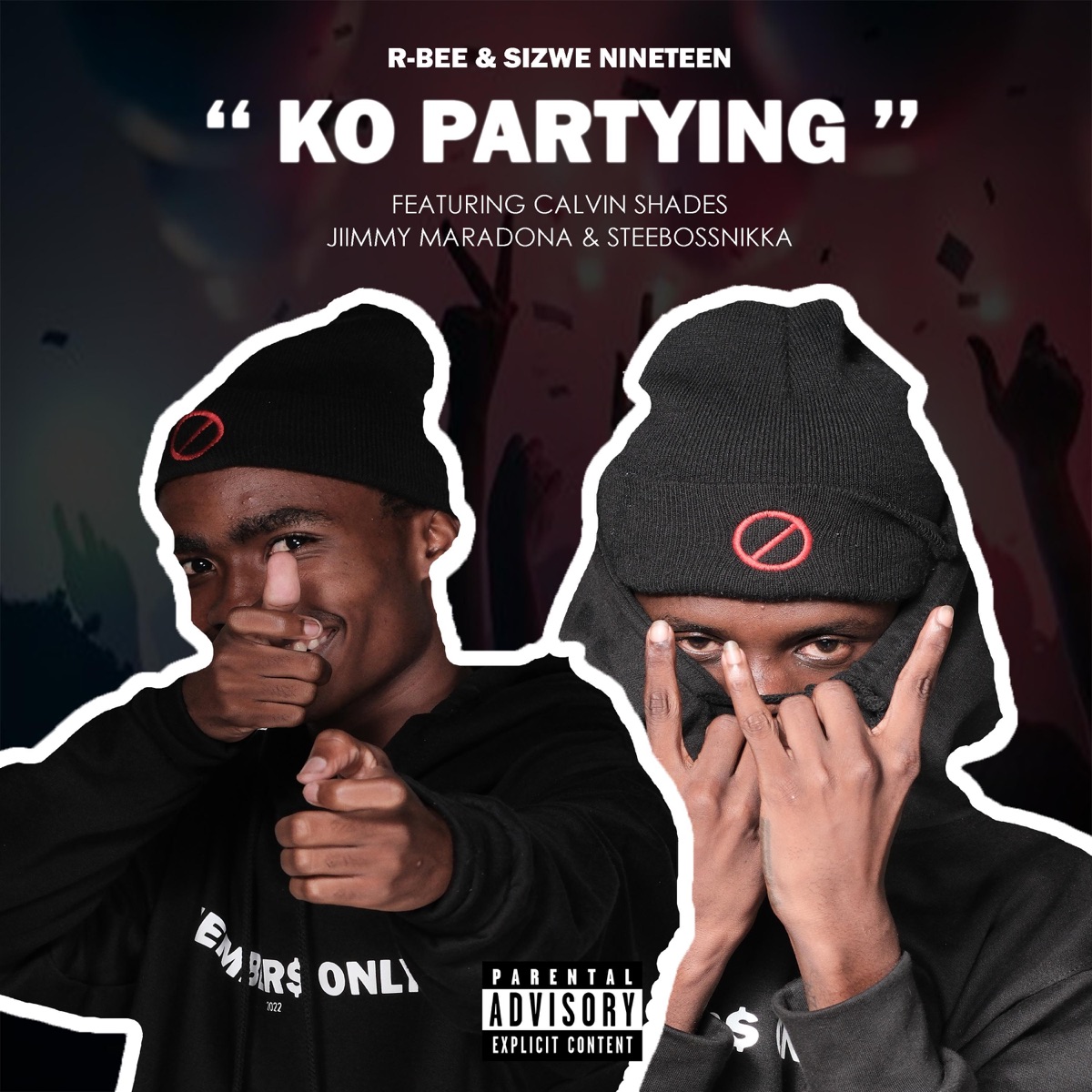 Ko Partying (feat. Jimmy Maradona, Calvin Shades & Steebossnikka) - Single by trippininmyouth & Sizwe Nineteen album cover