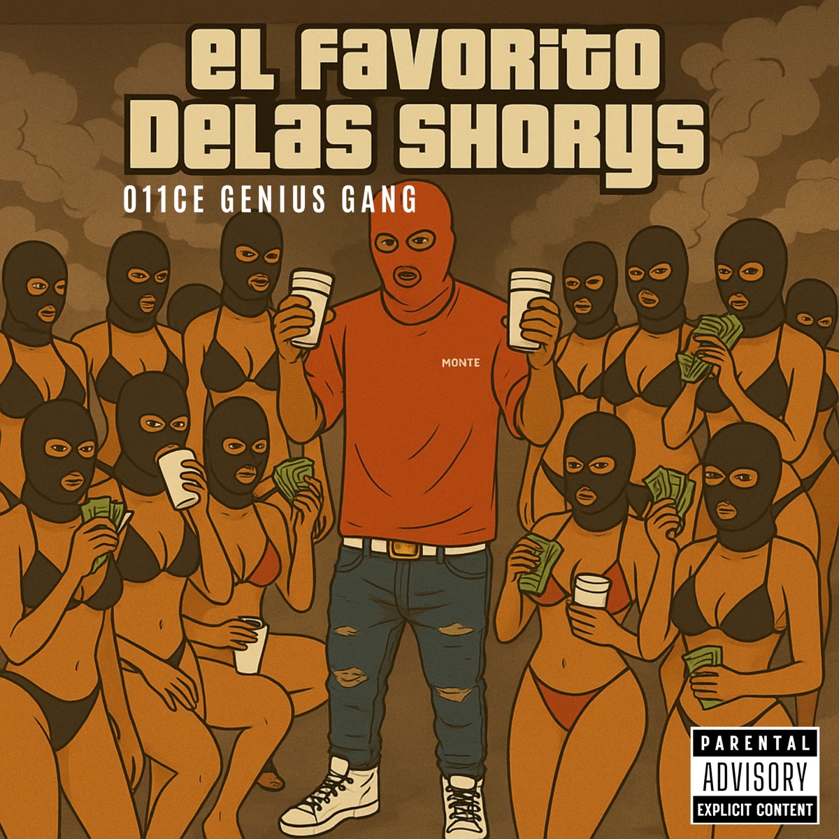 El Favorito Delas Shorys - Single by O11ce genius gang album cover