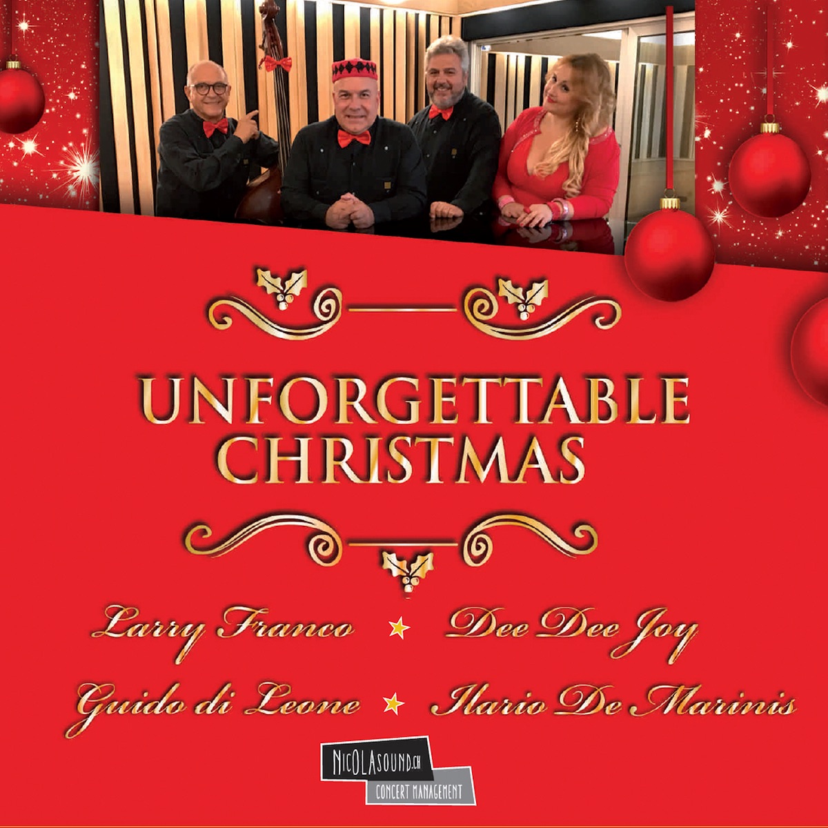 Unforgettable Christmas by Larry Franco & Dee Dee Joy album cover