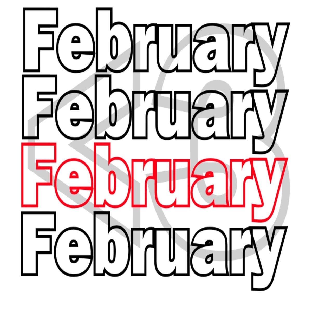February - Single by Dawg080 & Prynce album cover