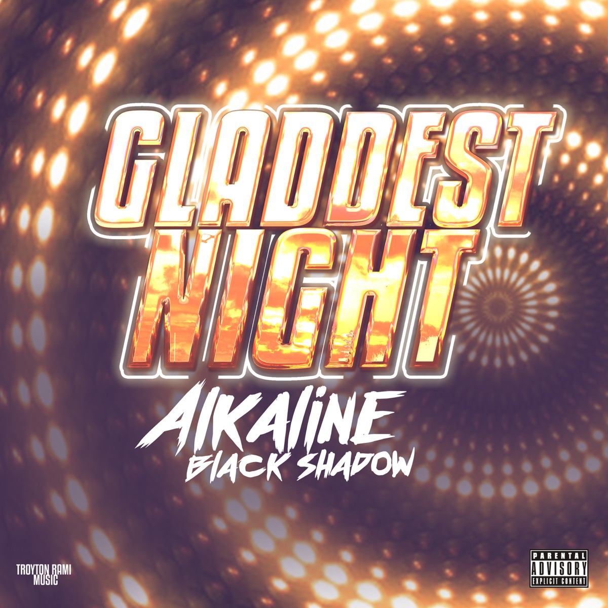 Gladdest Night - Single by Alkaline & Black Shadow album cover