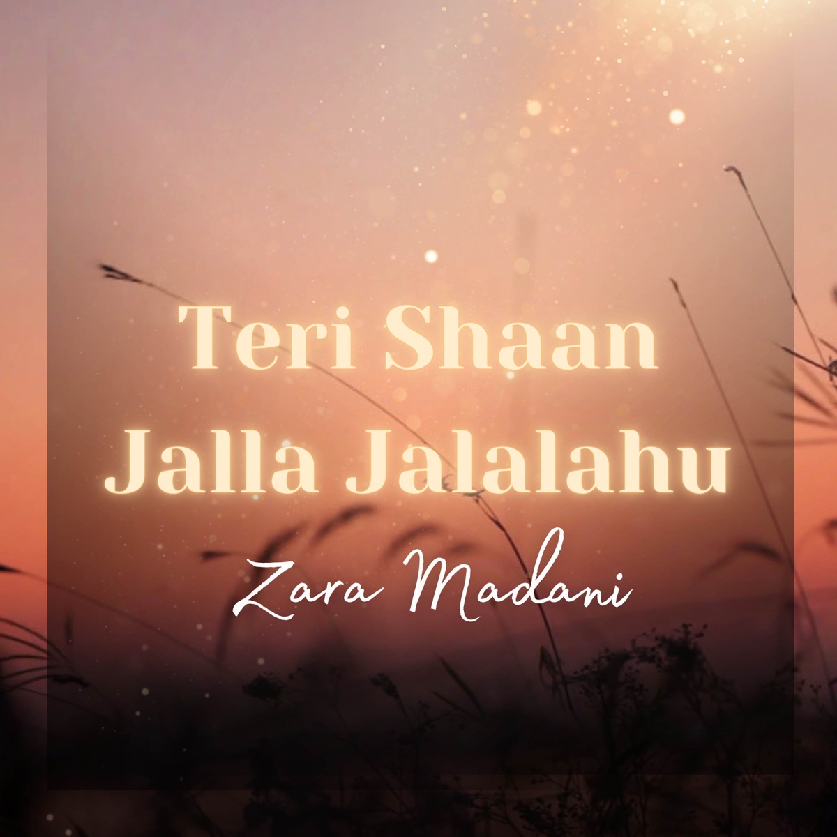 Teri Shaan Jalla Jalalahu - Single by Zara Madani album cover