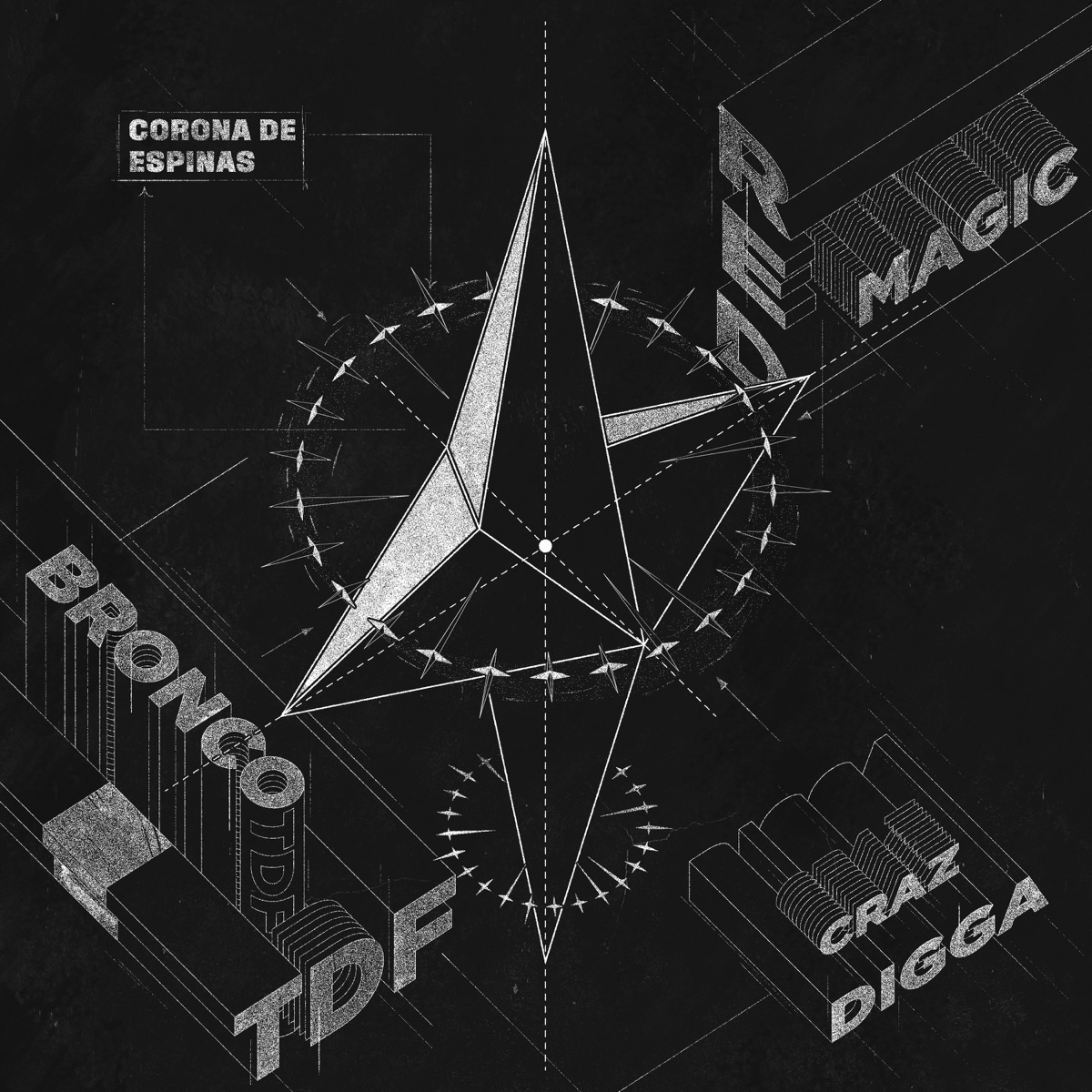 Corona de Espinas (feat. Craz Digga) - Single by Bronco Tdf & Red Magic album cover