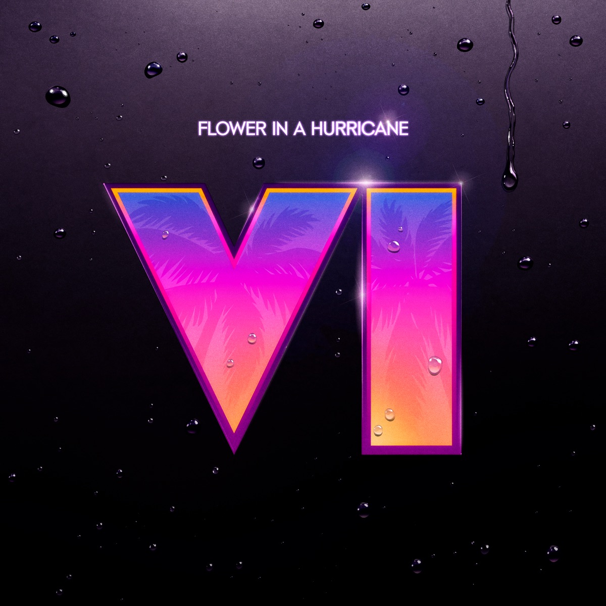 Flower In A Hurricane [from GTAVI] - Single by Justice, Tame Impala, SZA & King Gizzard & The Lizard Wizard album cover artwork