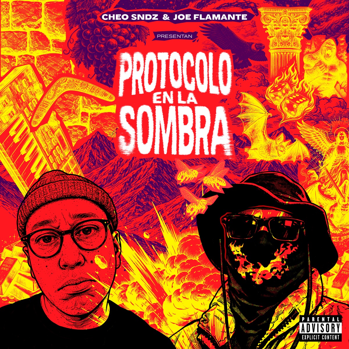 Protocolo en la Sombra - EP by Joe Flamante & Cheo SNDZ album cover