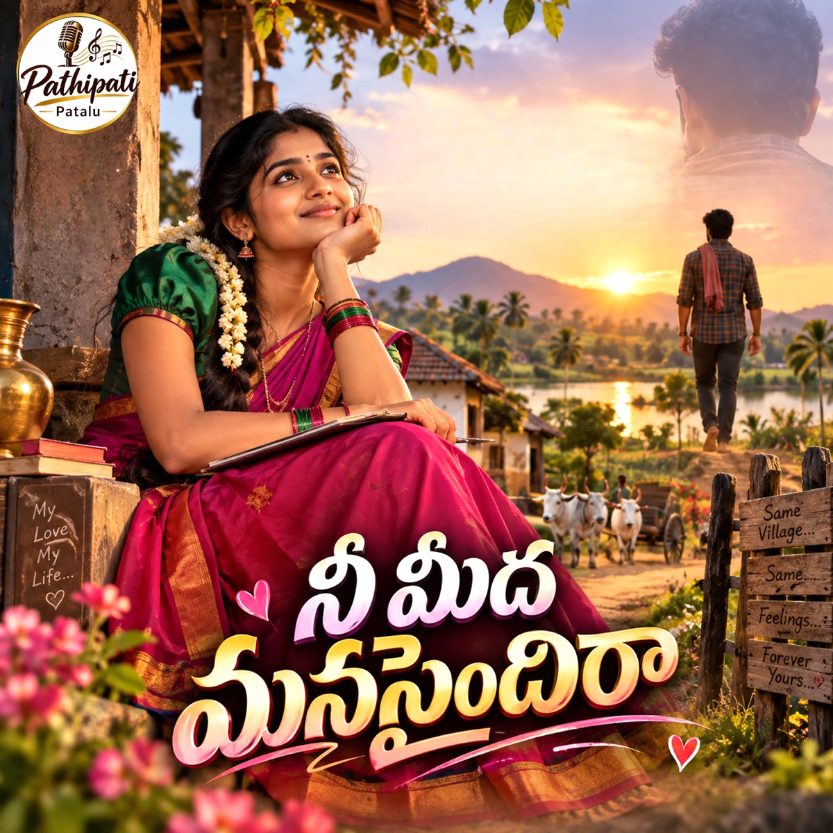 Ni Meeda Manasaindira - Single by Divya Malika album cover