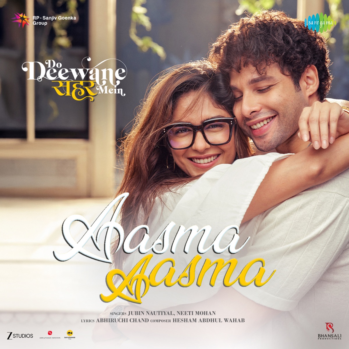 Aasma Aasma (From "Do Deewane Seher Mein") - Single by Jubin Nautiyal, Neeti Mohan, Hesham Abdul Wahab & Abhiruchi Chand album cover