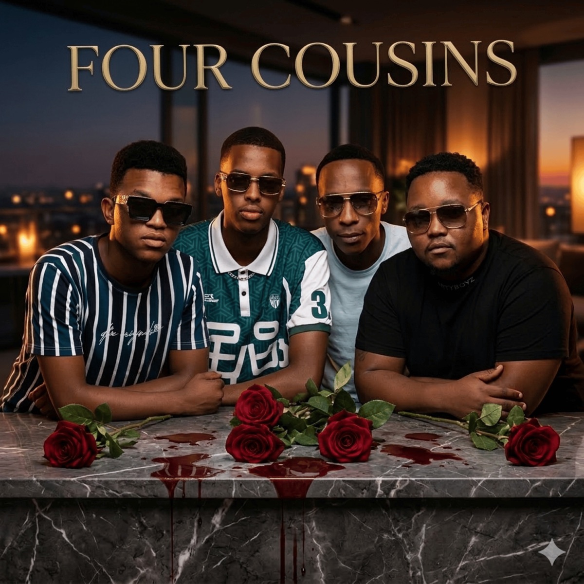 FOUR COUSINS - Single by King 97 Sa, Lavera Da Deejay, DJ Mleendo EWR & Neepour SA album cover