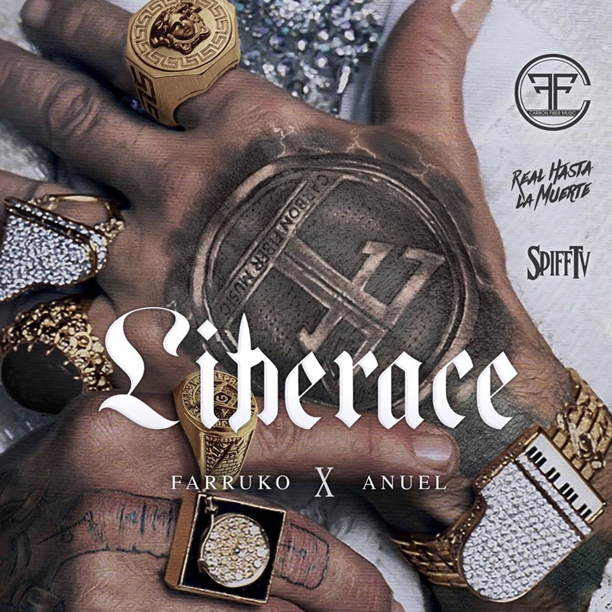 Liberace - Single by Frank Miami, Farruko & Anuel AA album cover