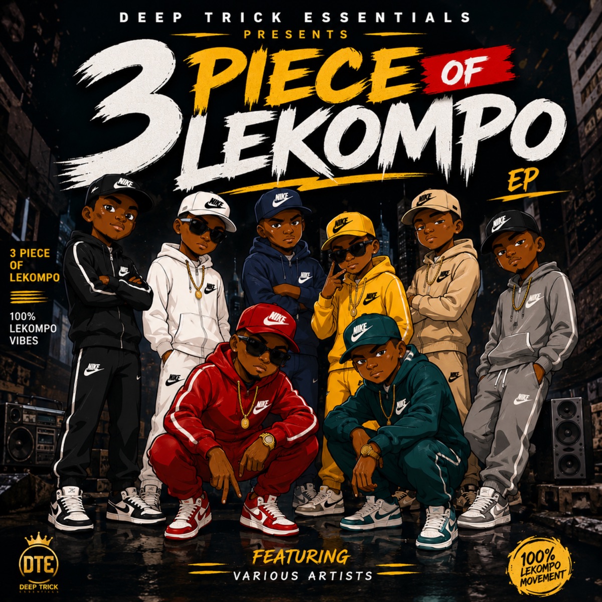 3 PIECE OF LEKOMPO (feat. Primo ZA) - Single by DeltaM_RSA album cover