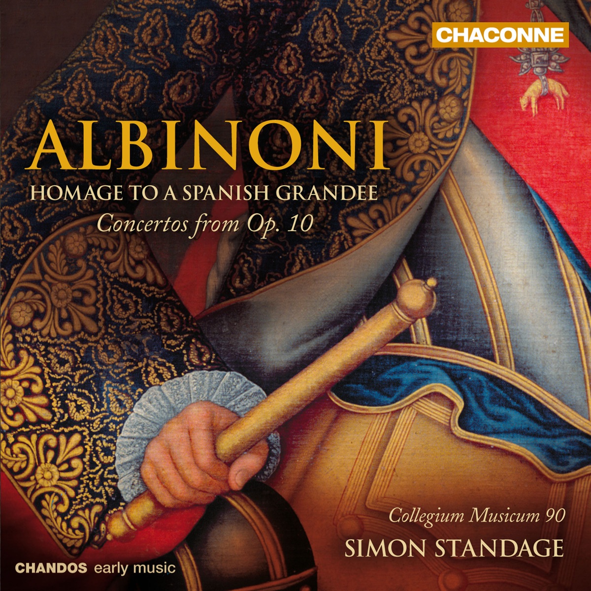 Albinoni: Selection from Concerti a cinque, Op. 10 by Simon Standage & Collegium Musicum 90 album cover