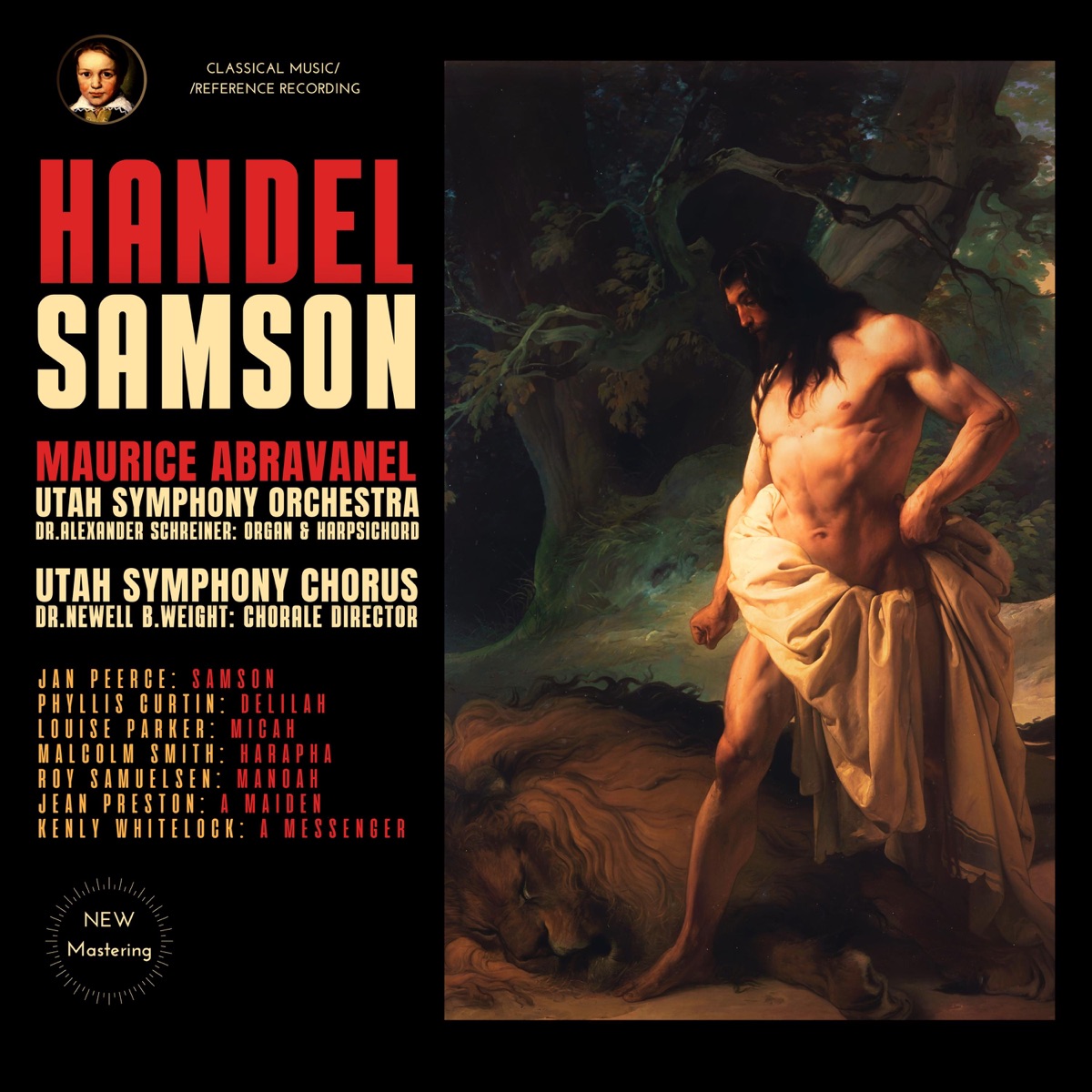 Handel: Samson, HWV 57 by Maurice Abravanel (2024 Remastered, Utah 1963) by Maurice Abravanel, Utah Symphony Orchestra & Utah Symphony Chorus album cover