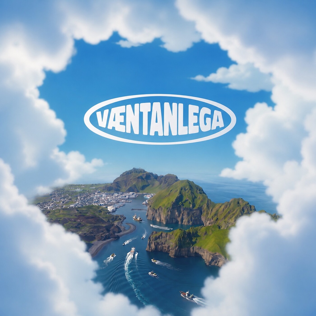 Væntanlega - Single by Háski, Lil Curly & Curly FM album cover