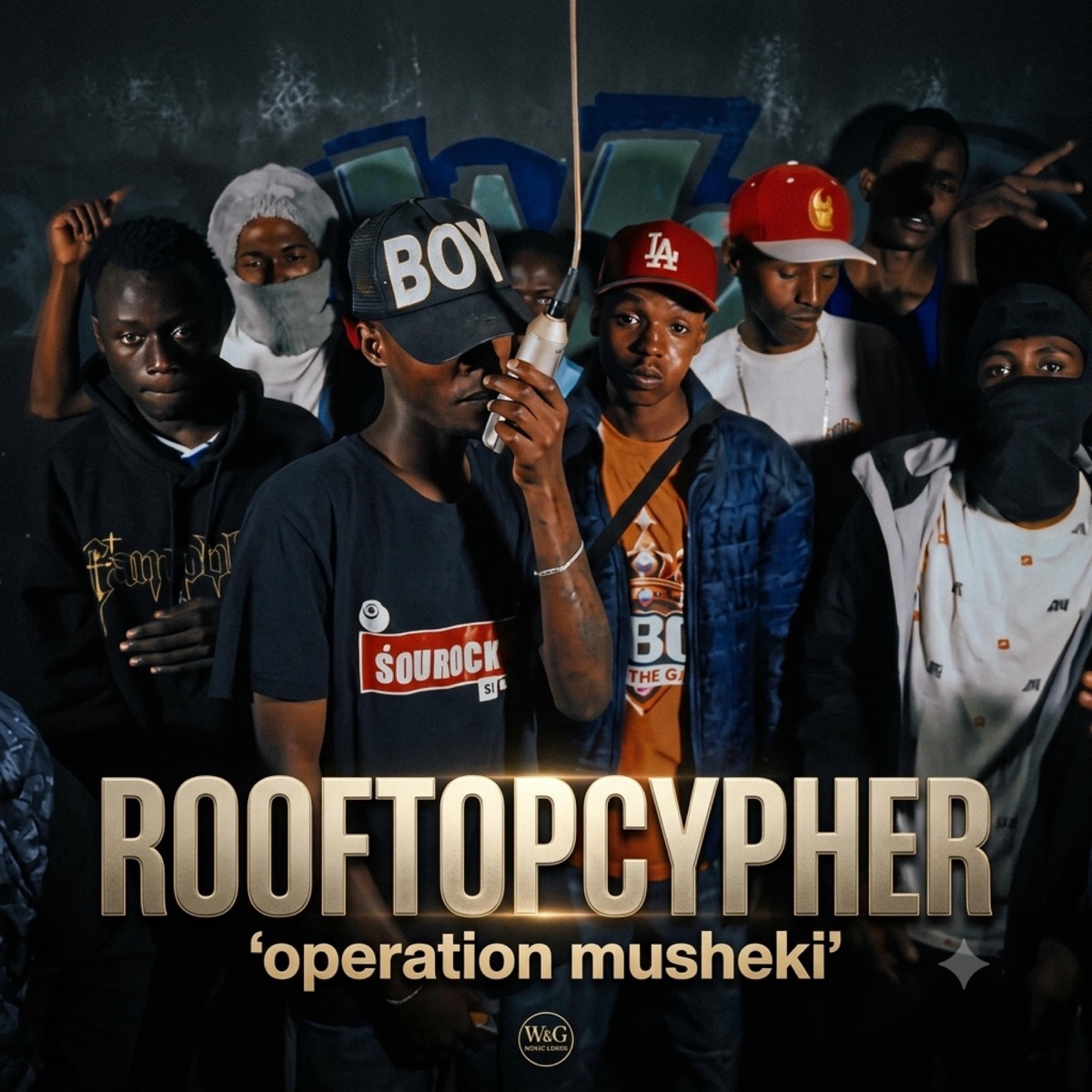 RoofTopCypher (feat. Yooh lucky, Diangosh, Papi Mfisa, Luna xx & Frass) - Single by G movement album cover