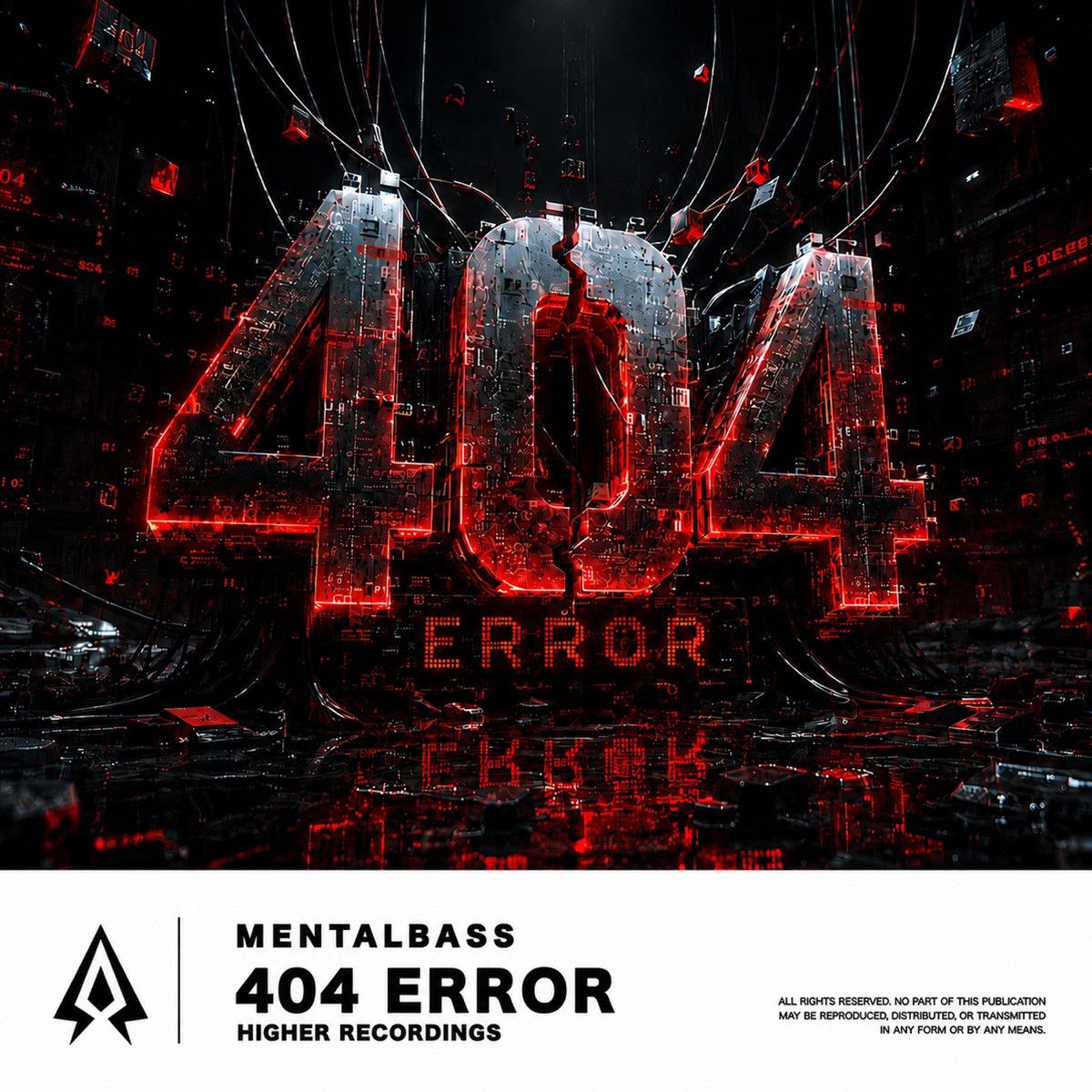 404 ERROR - Single by MentalBass & HIGHER RECORDINGS album cover