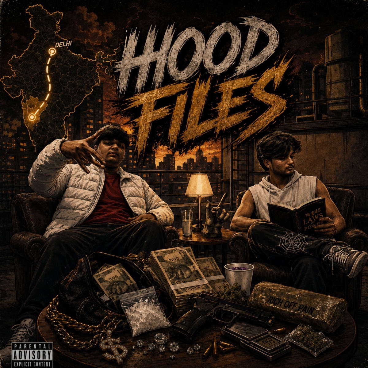 Hood Files - Single by Bigg & Vaby album cover