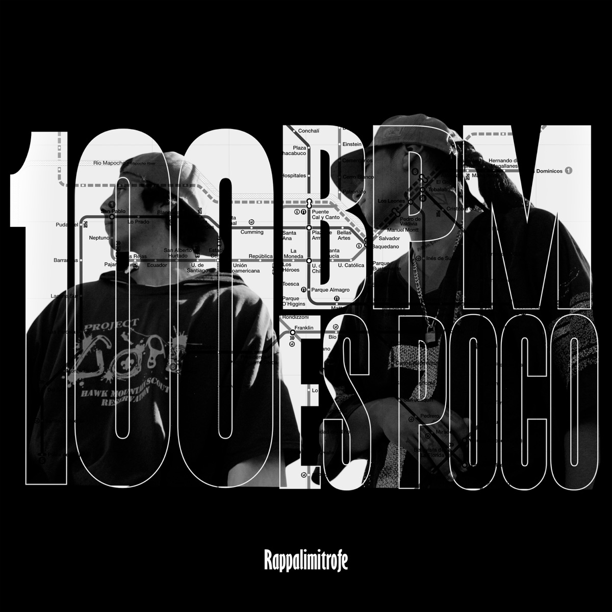 100BPM es Poco by Rappalimitrofe, Zyrkha, ZampleMc & TakeSun album cover