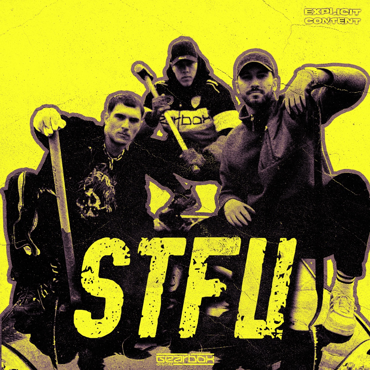 STFU - Single by Mutilator, So Juice & Fraw album cover