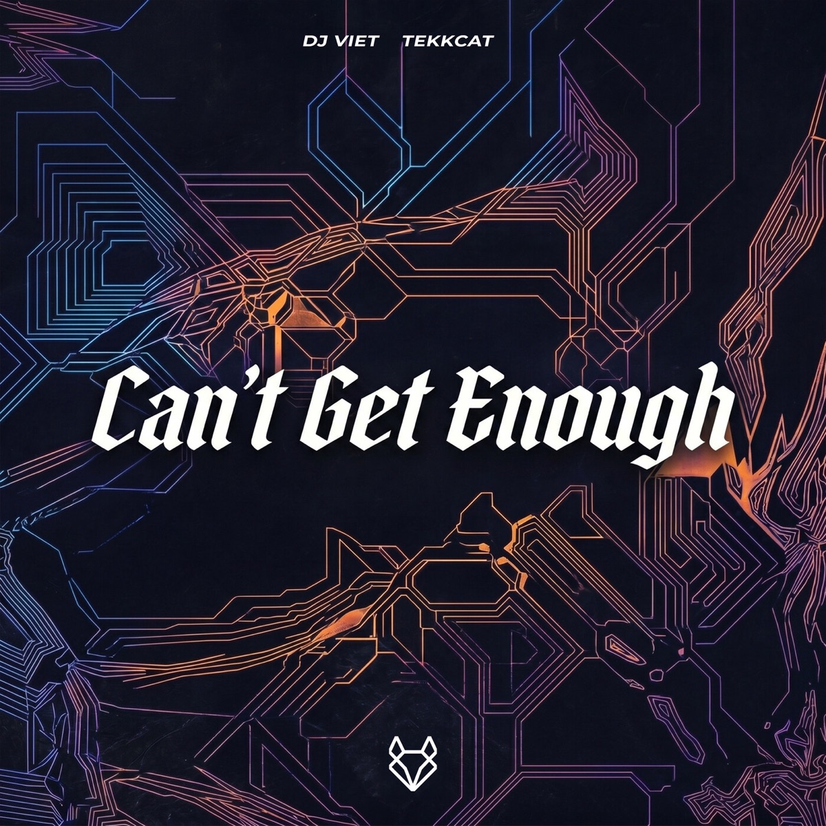 Can't Get Enough (HardTekk) - Single by DJ Viet & TEKKCAT album cover