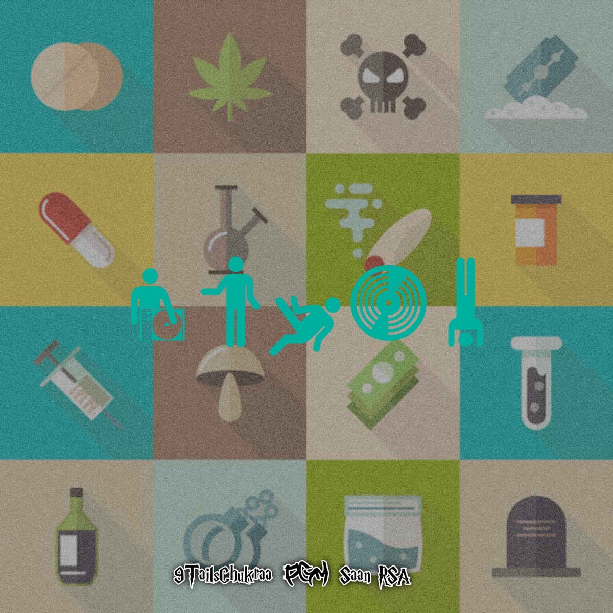Drugs - Single by Pony Guy Mash, 9TailsChukraa & Saan RSA album cover