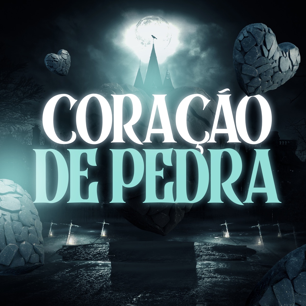 Coração de Pedra (feat. LEOZIN DA SERRA) - Single by DJ A3 DA SERRA, MC GP DO SERRÃO & MC Fabinho da Osk album cover