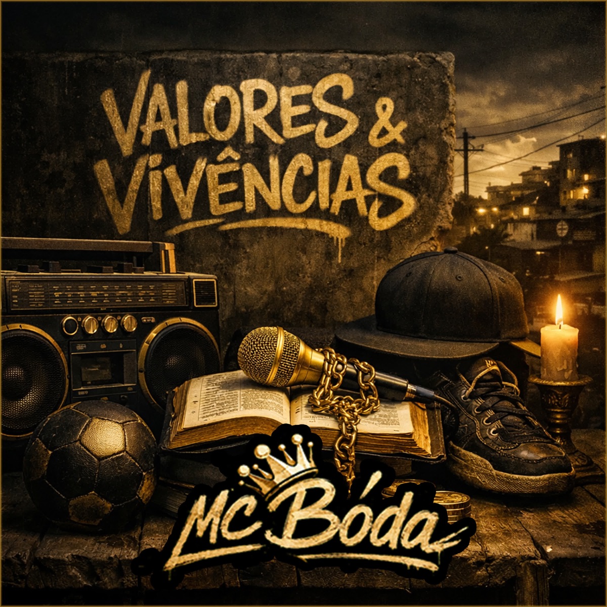 VALORES & VIVÊNCIAS - EP by mc Bóda album cover