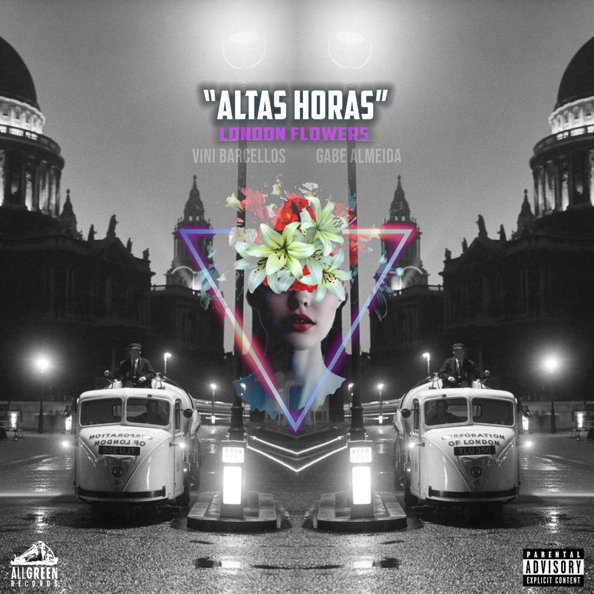 Altas Horas - Single by VINI BARCELLOS, Gabe Almeida & London Flowers album cover