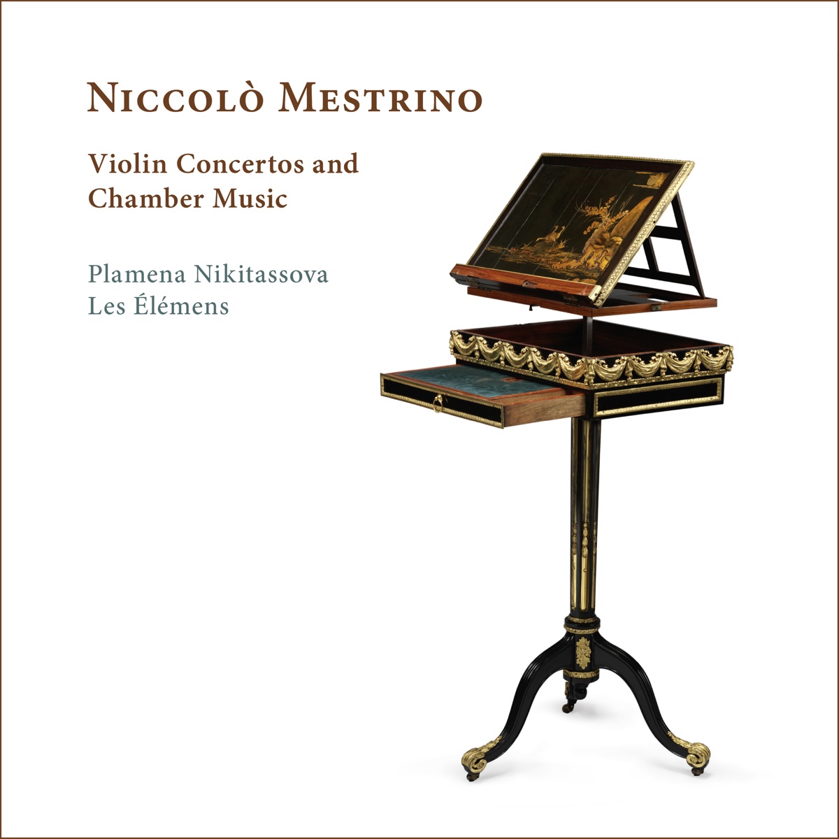 Niccolò Mestrino: Violin Concertos and Chamber Music by Plamena Nikitassova & Les Élémens album cover