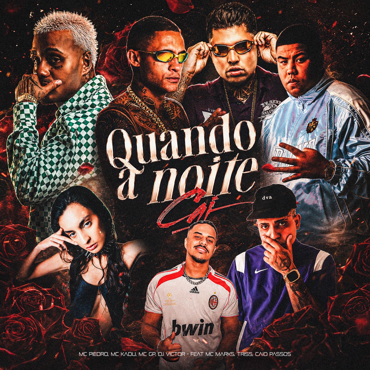 Quando a Noite Cai (feat. MC Marks, Caio Passos & Triz) - Single by Mc Piedro, Mc Kadu & Mc GP album cover