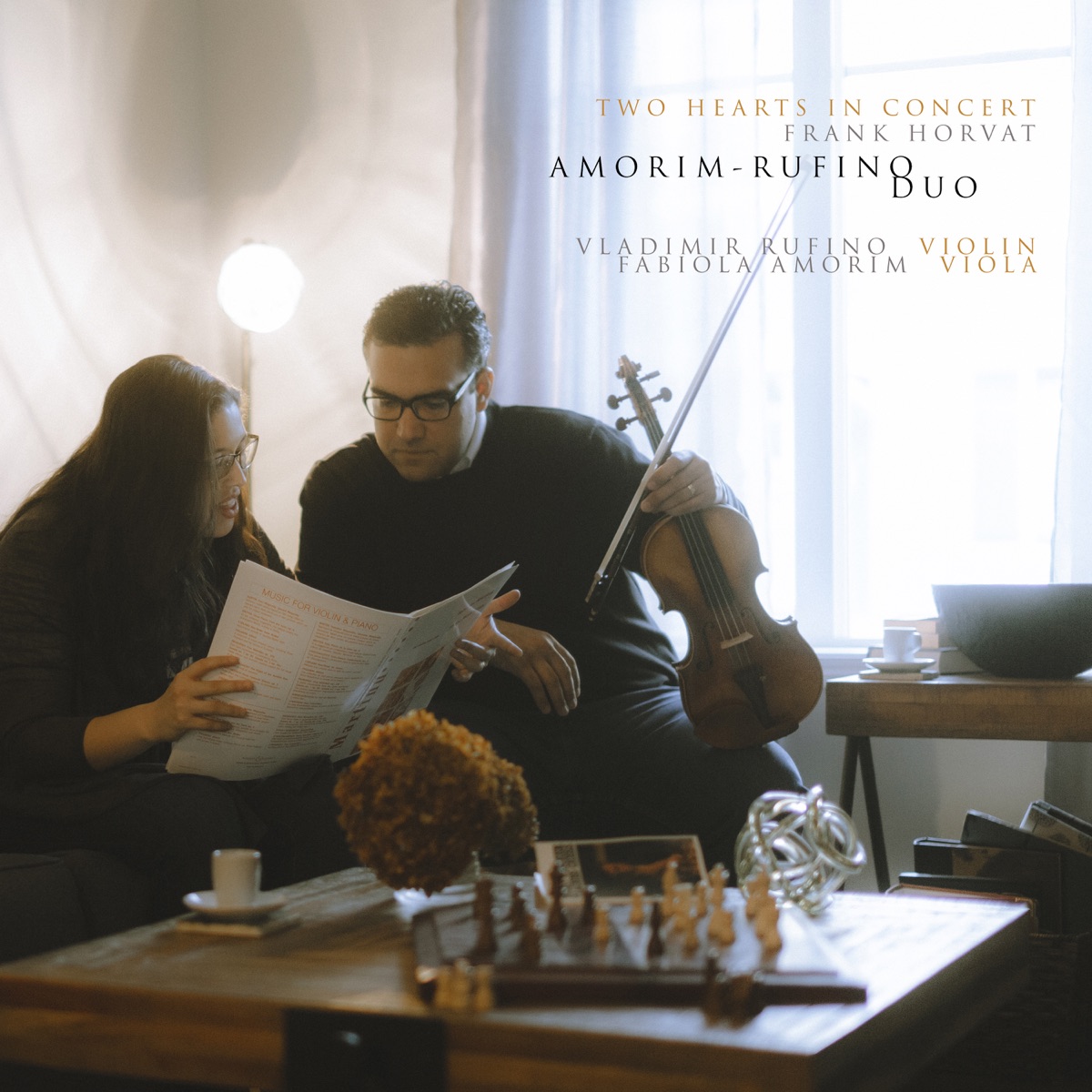 Two Hearts in Concert - Single by Amorim-Rufino Duo album cover