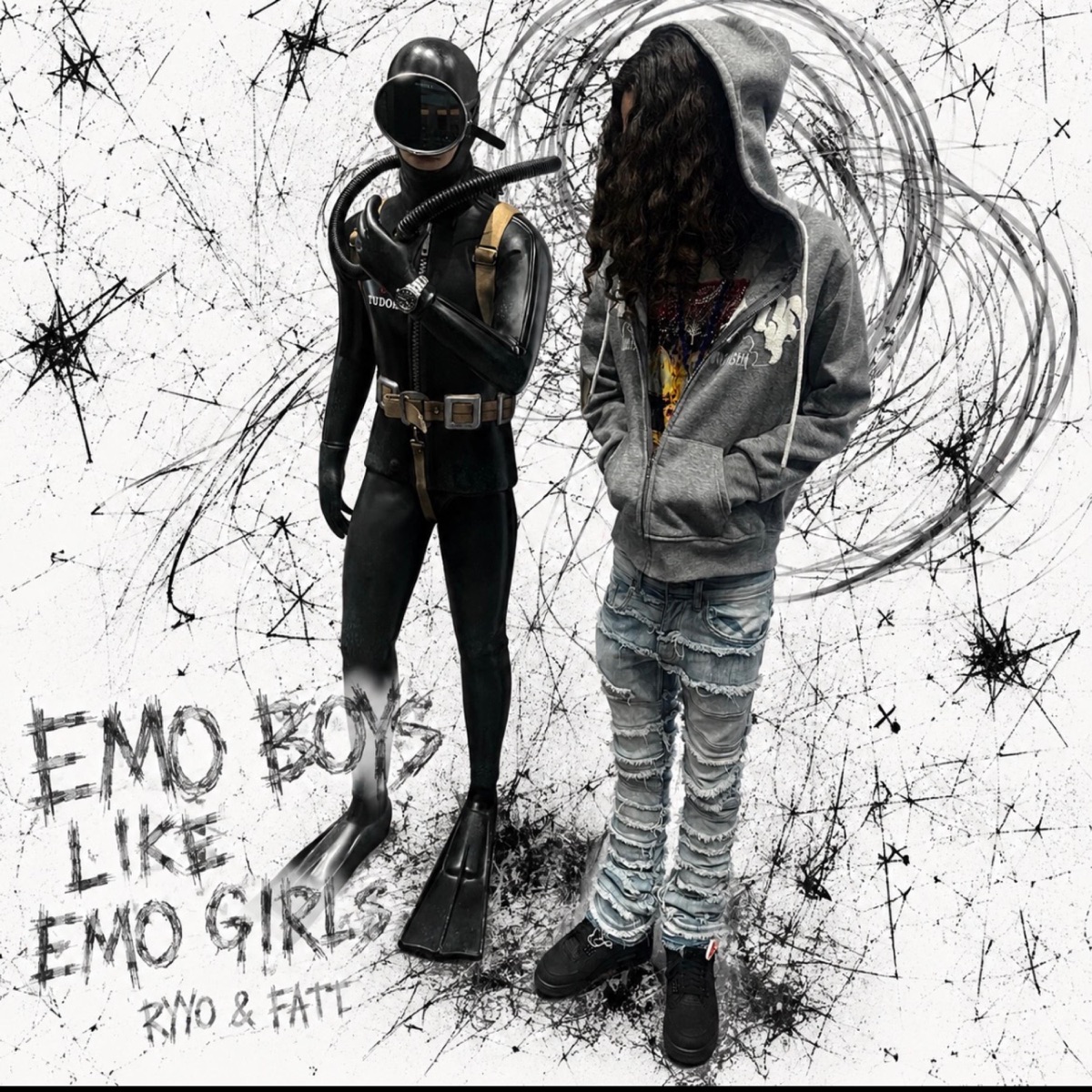 Emo boys like emo girls (feat. 23Fatt) - Single by Ryyo album cover