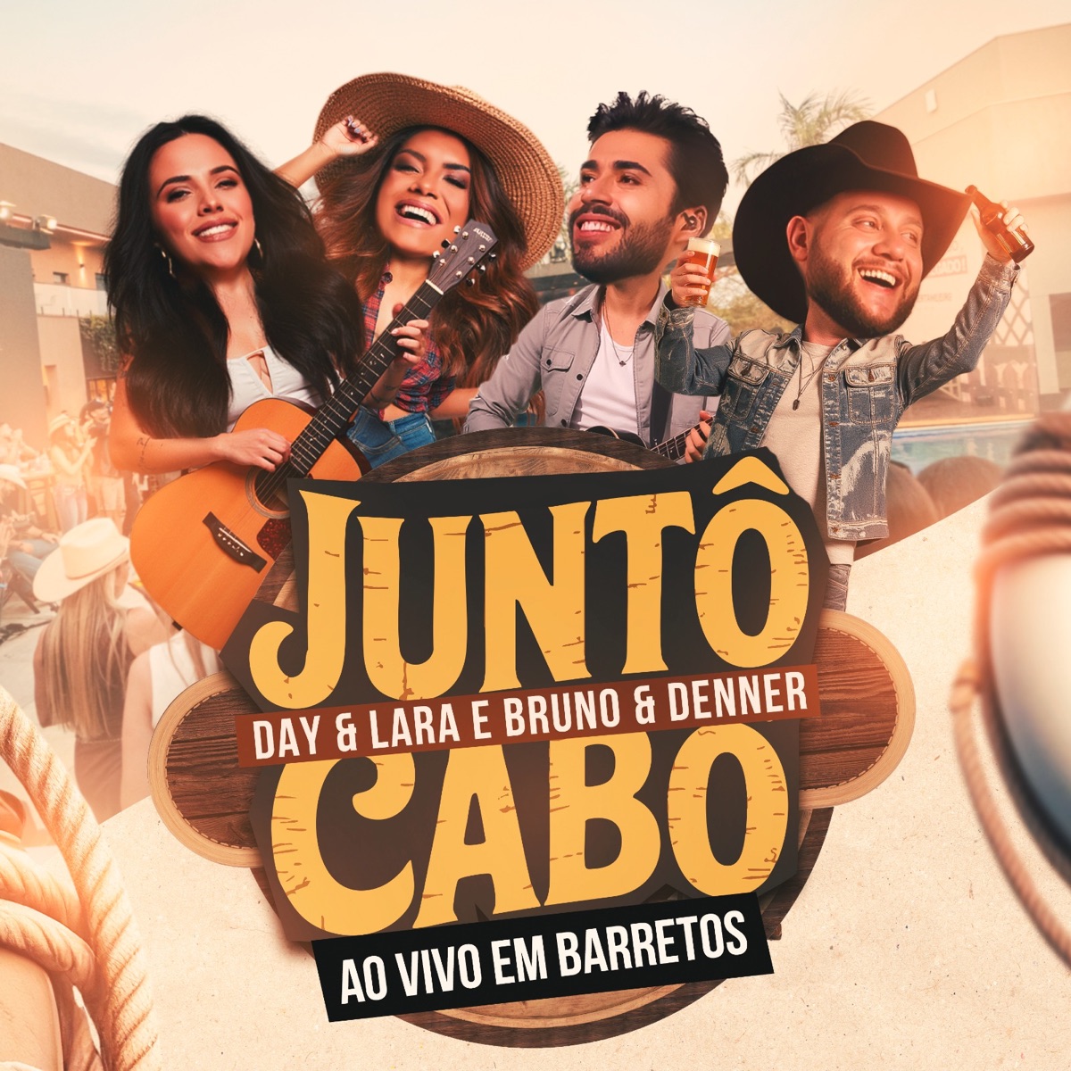 Juntô Cabô 1 (Ao Vivo) - EP by Bruno & Denner & Day e Lara album cover