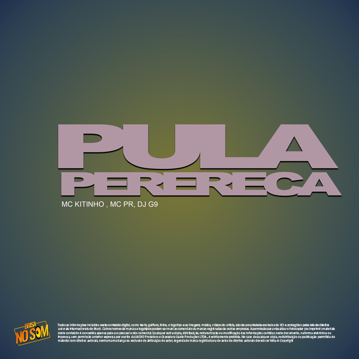 PULA PERERECA (feat. Mc Kitinho & MC PR) - Single by Dj G9 album cover