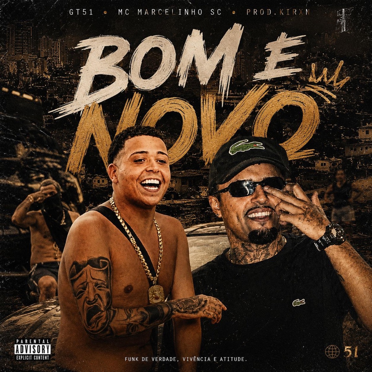Bom e Novo - Single by GT51, Mc Marcelinho CS & KIRXN album cover