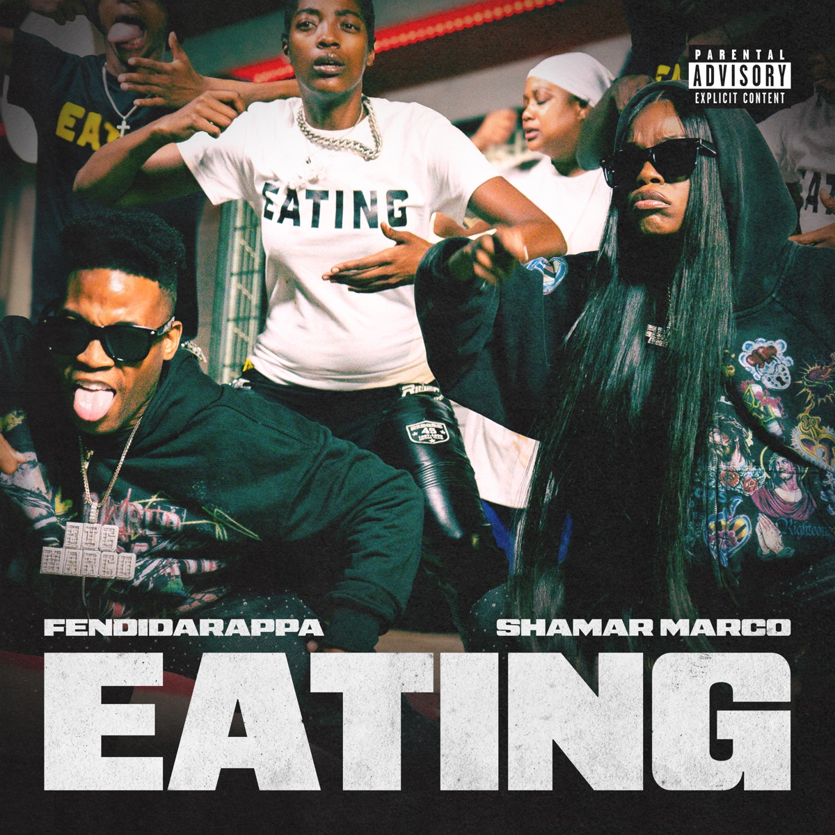 EATING (feat. Shamar Marco) - Single by FendiDa Rappa album cover