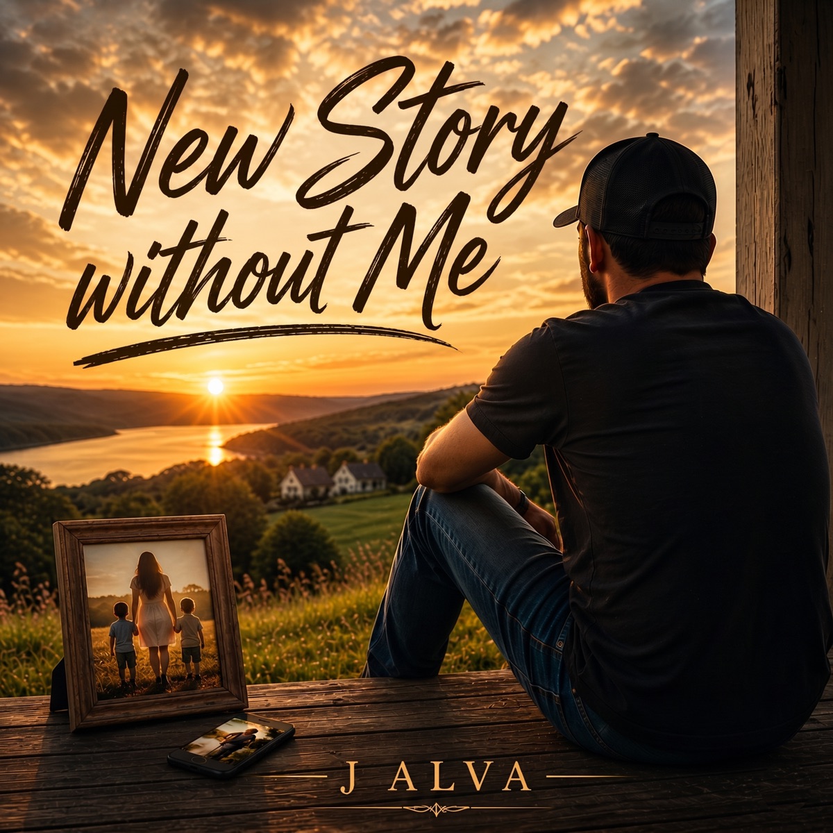 New Story Without Me - Single by J Alva album cover