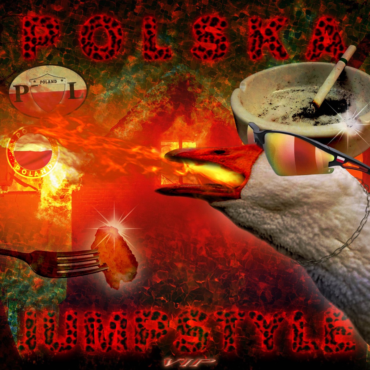 POLSKA JUMPSTYLE VIP - Single by Mr. Polska, Vieze Asbak & Natte Visstick album cover