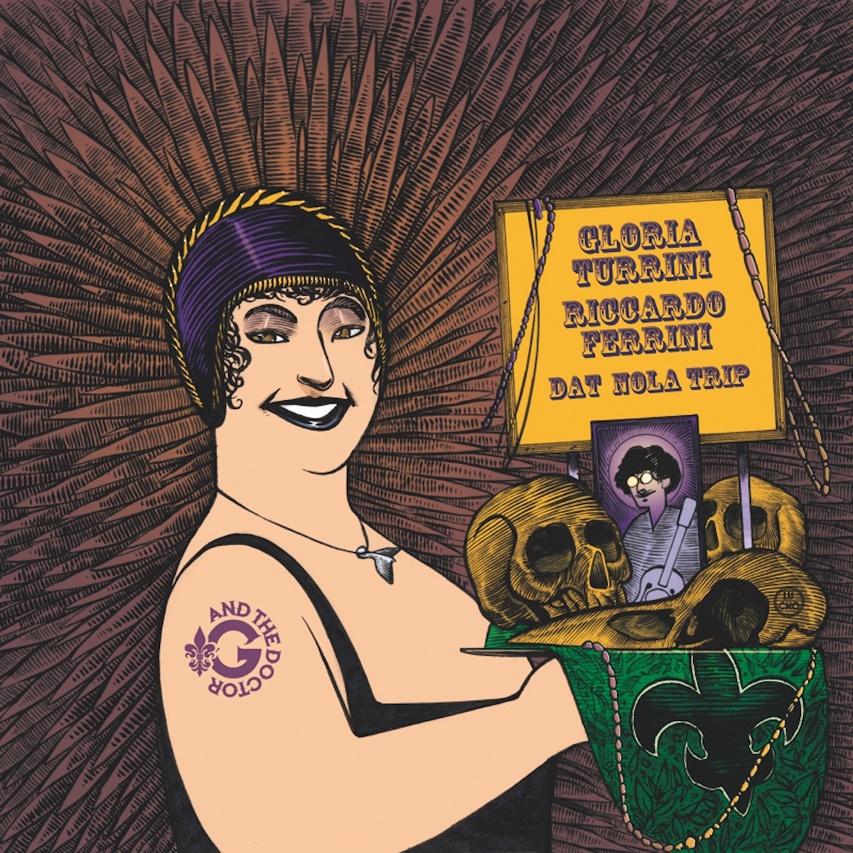 Dat Nola Trip by Gloria Turrini & Riccardo Ferrini album cover