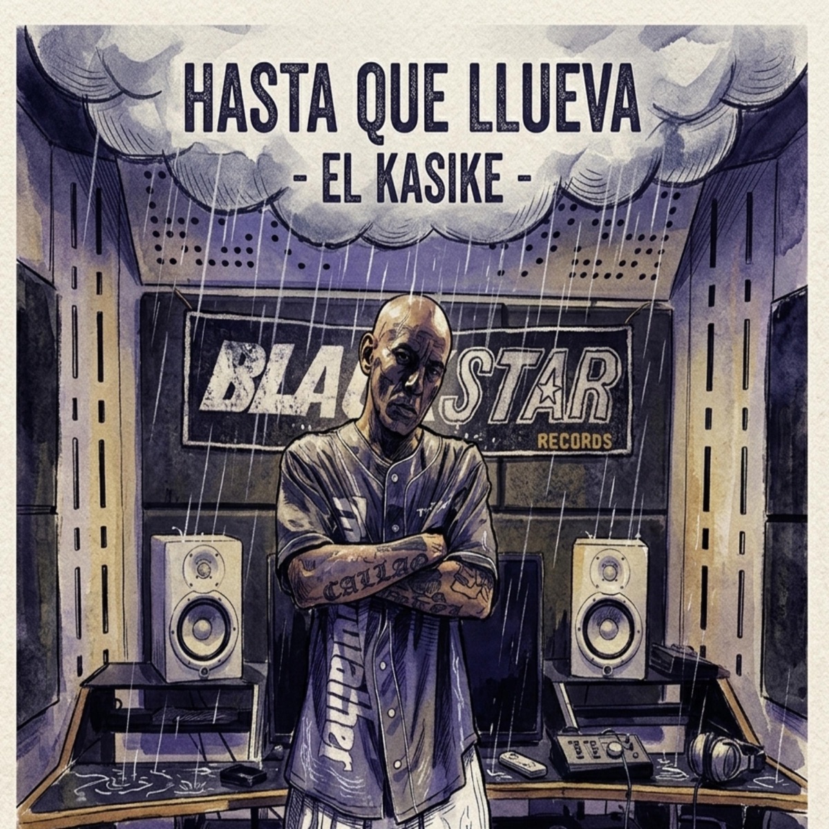Hasta que llueva - Single by El Kasike album cover
