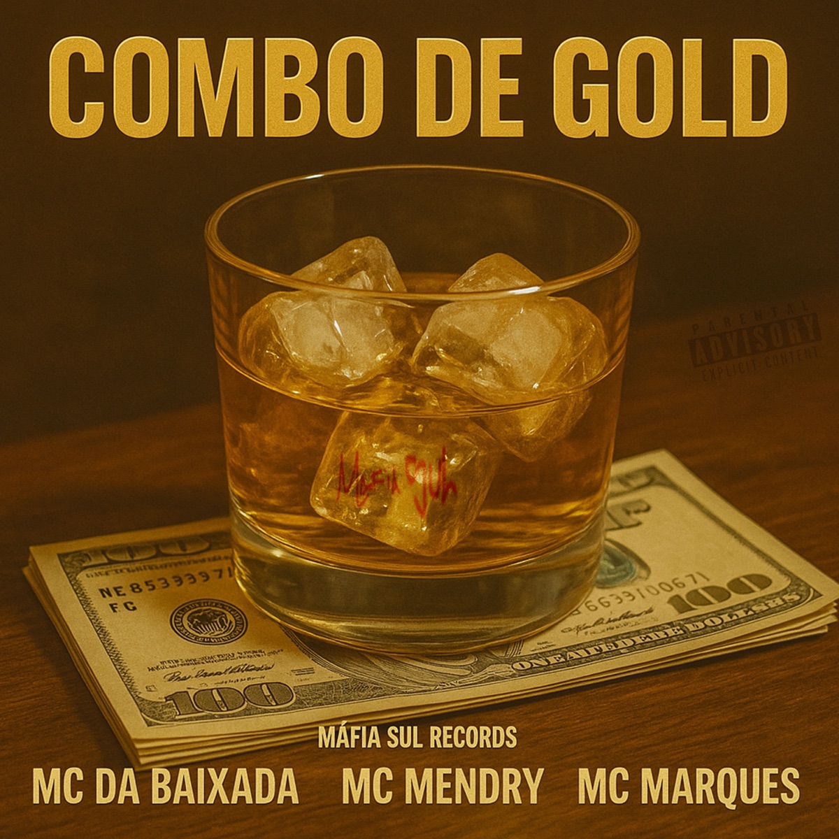 COMBO DE GOLD (feat. Máfia Sul Records & Mc Marques & Mc da Baixada & Mc Mendry) - Single by Roda De Funk SC 047 album cover