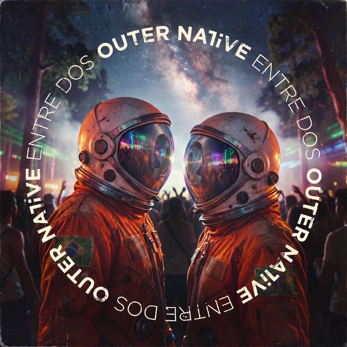 Entre Dos (Radio Edit) - Single by Outer Native album cover