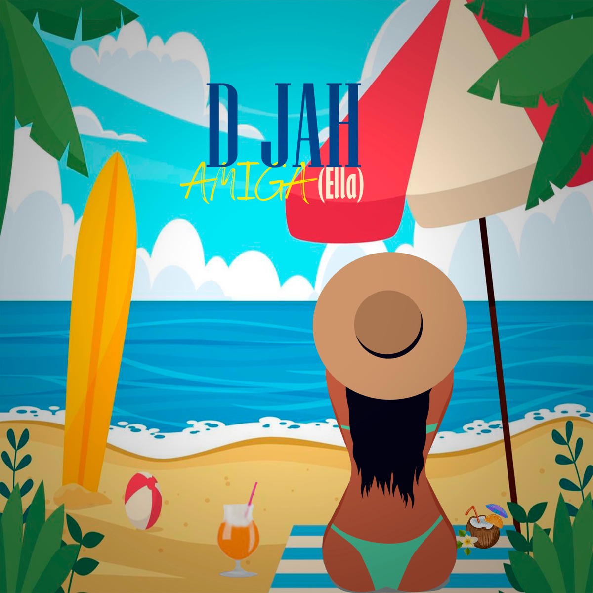 Amiga ( Ella ) - Single by D Jah album cover