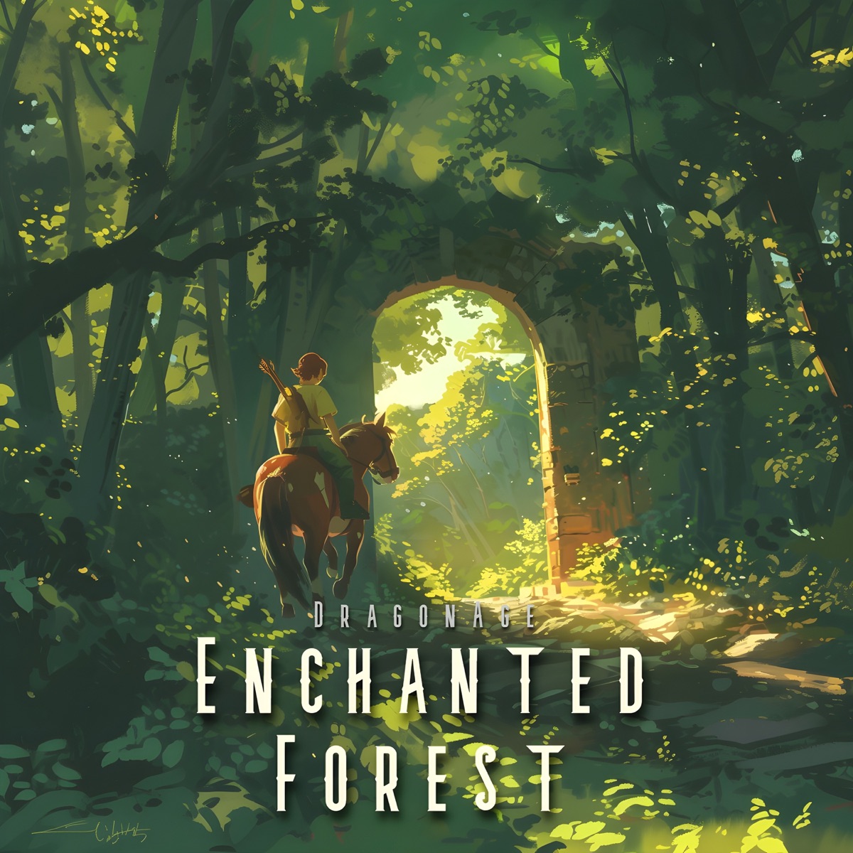 Enchanted Forest – A Zelda Tribute - Single by Dragonage & Simon Groß album cover