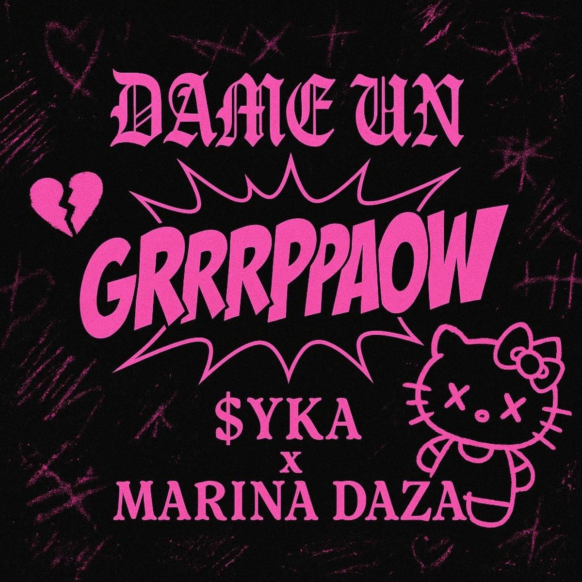 GRRRPAOW (feat. Marina Daza) - Single by $yka album cover