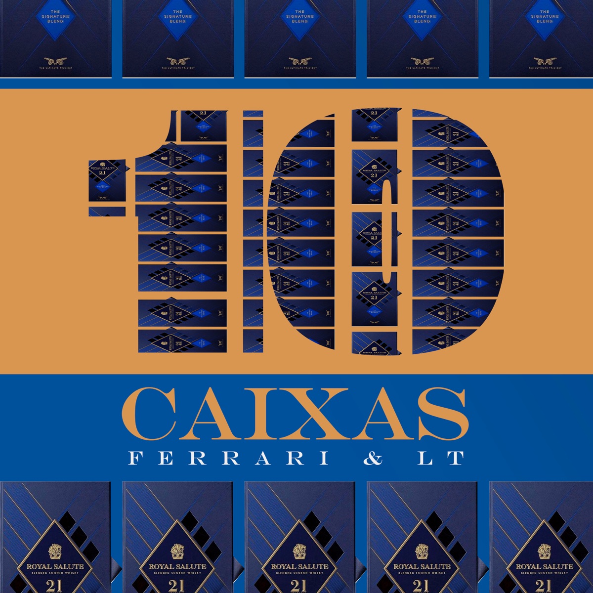 10 Caixas - Single by Ferrari offG, LTnoBeat & 011Frank album cover