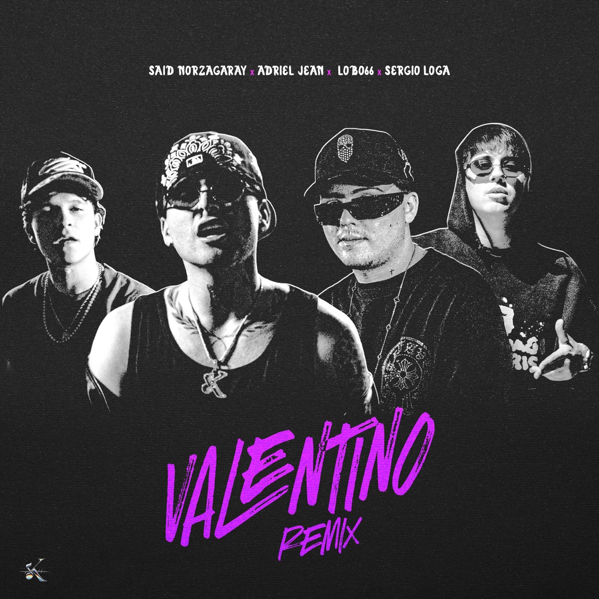 Valentino (Remix) - Single by Said Norzagaray, Adriel Jean, LOBO66 & Sergio Loga album cover