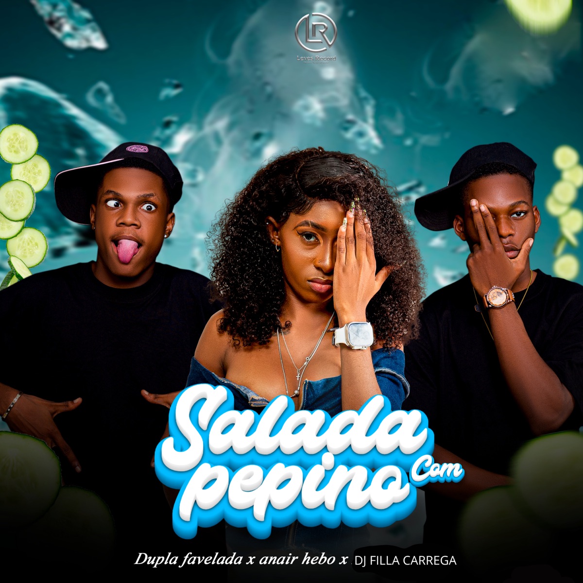 Salada Com Pepino - Single by Dupla Favelad, Anair Hebo & DJ Filla Carrega album cover