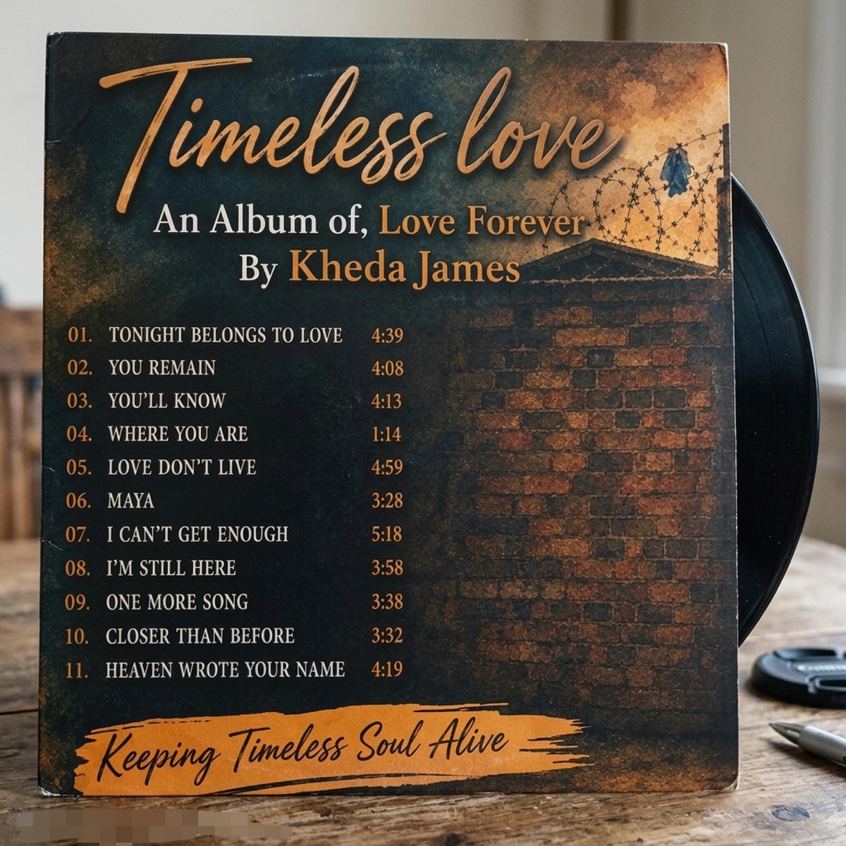 Timeless Love by Kheda James album cover