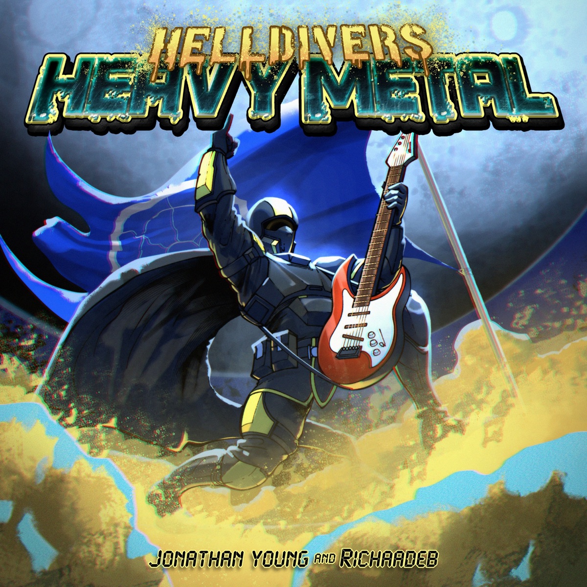 Helldivers Heavy Metal by Jonathan Young & RichaadEB album cover